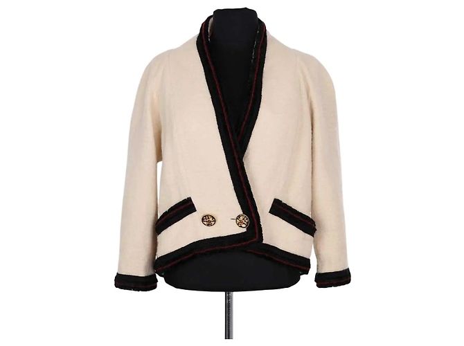 Chanel Jacke aus Kaschmir beige