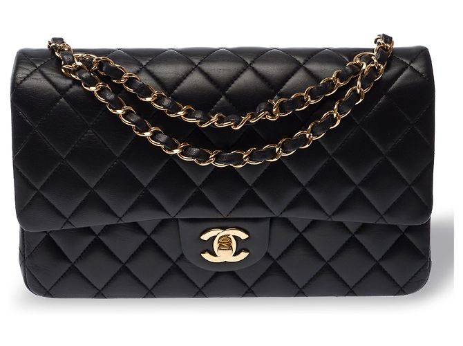 Borsa CHANEL Timeless/Classique in Pelle Nera - 104011