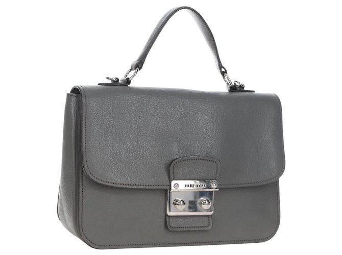 Miu Miu Beau Top Handle Leather Medium