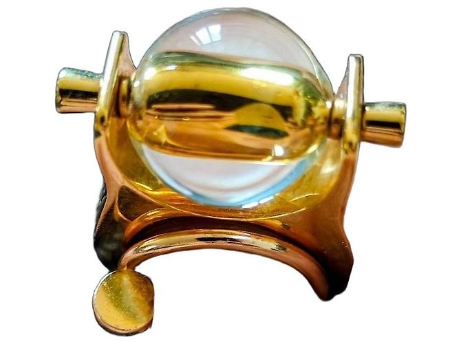 Bague sphère Chloé dorée