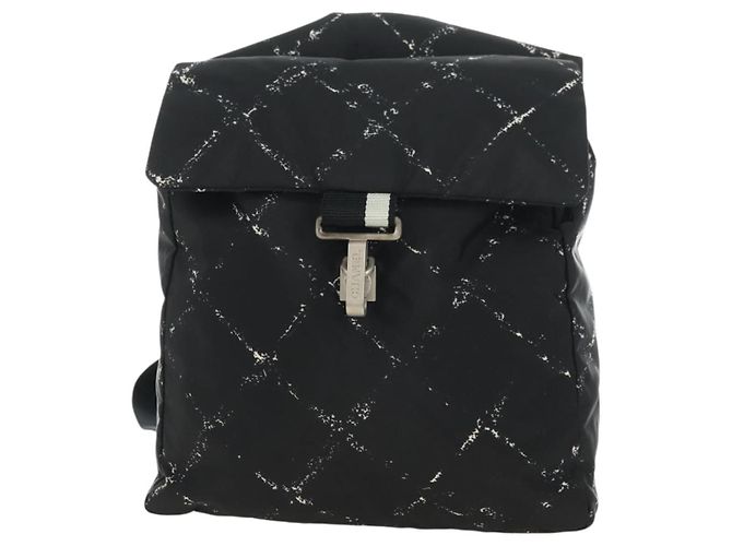 Chanel Travel Line Lock Printed Nylon Medium