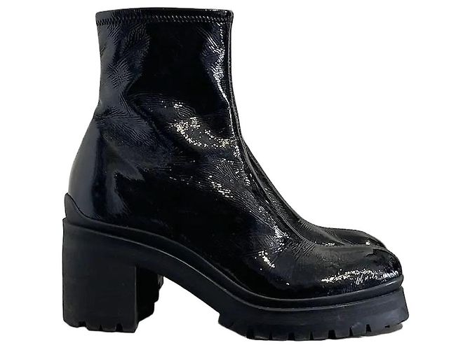 Botines Miu Miu negros T.37