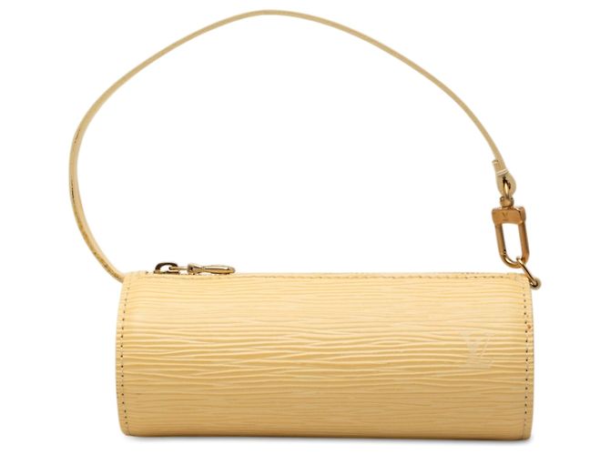 Sac à main Louis Vuitton Epi Pochette Papillon Jaune