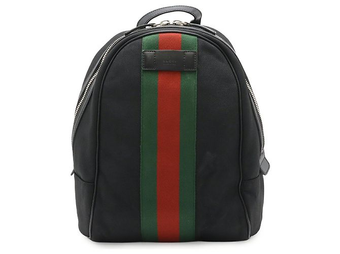 Gucci Sheline Line Techno Canvas Leather Backpack
