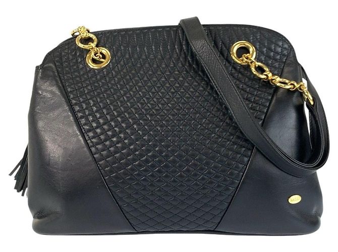 Bally gesteppte Lederschultertasche