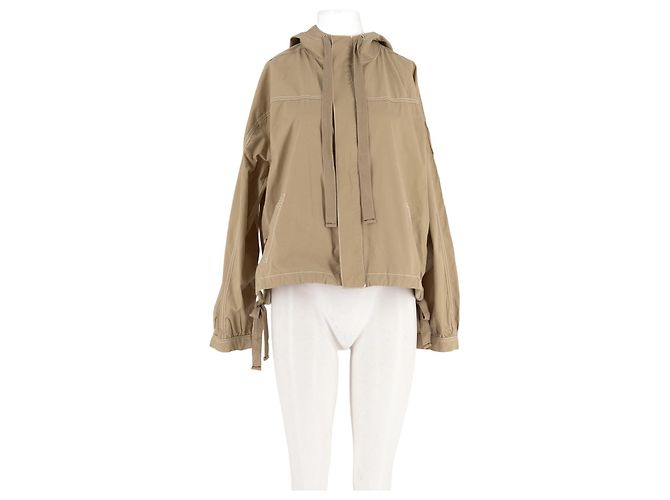 Autre Marque Giacca con cappuccio in cotone beige DAMSON MADDER