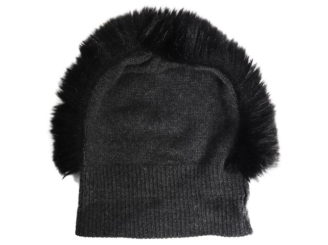 Autre Marque Gorro mohawk de cachemira gris