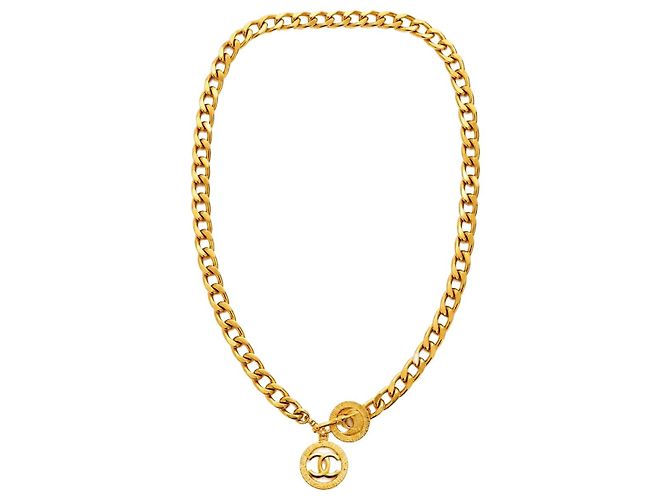 Chanel Gold Coco Mark Kettenbelt