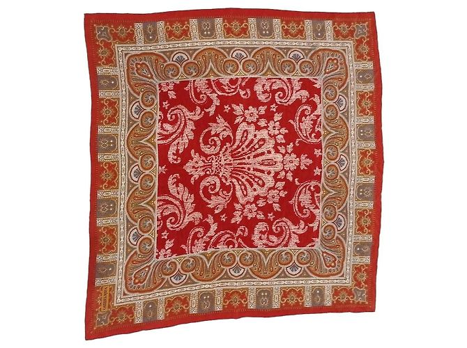 Lenço Valentino Vermelho Estampado
