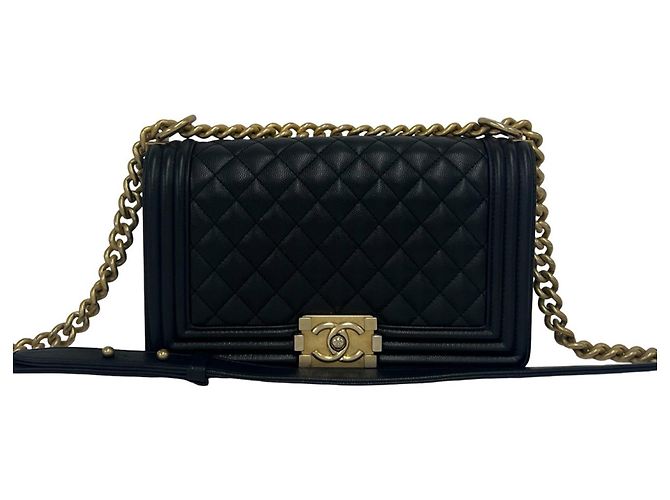 Borsa a tracolla e pouch Chanel Boy in pelle