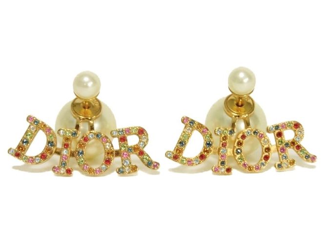 Christian Dior Tribal Design Stecker-Ohrringe