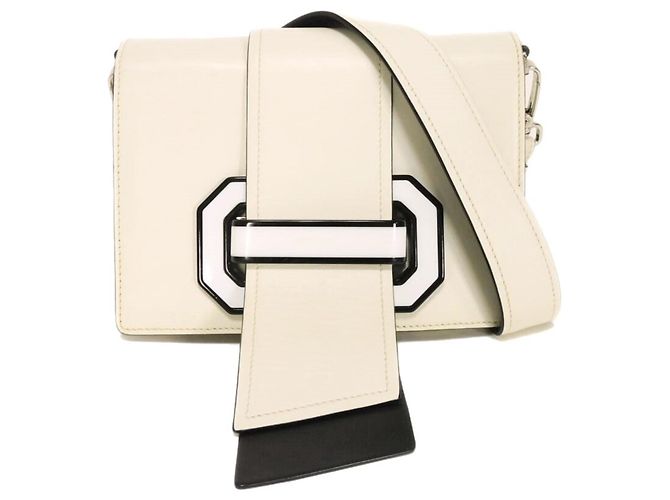 Bolsa de Ombro 2-Way City Plex em couro de bezerro Prada