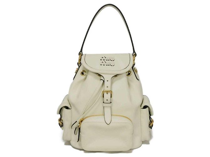 Miu Miu Women's Medium Drawstring Backpack
