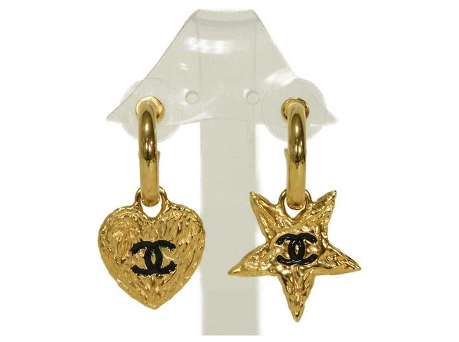 Orecchini a cerchio Chanel Gold