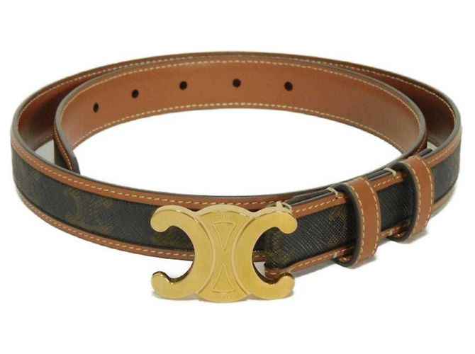 Triomphe Céline Ceinture Celine Standard Brown