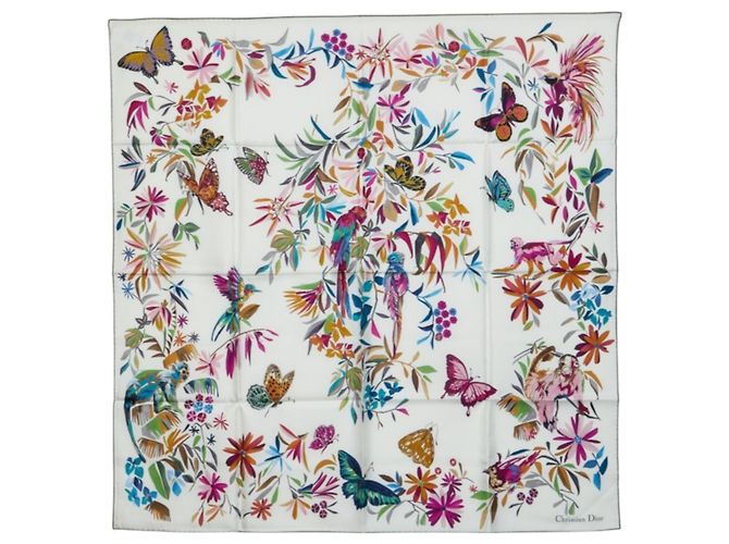 Pañuelo de seda Christian Dior Butterfly Fantastica