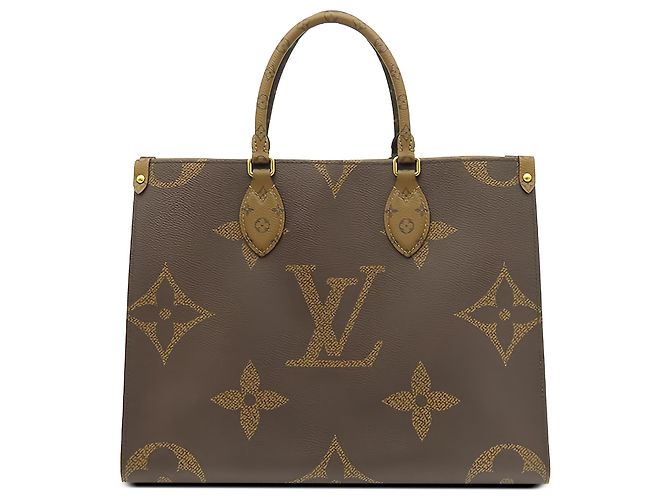 Louis Vuitton Brown Monogram Reverse Giant OnTheGo MM