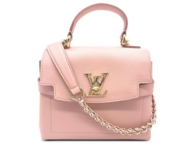 Louis Vuitton Pink Taurillon Mini LockMe Ever