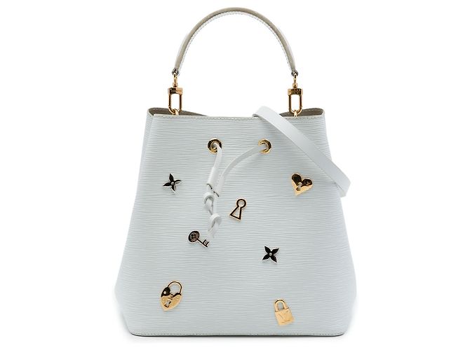 Néonoé Louis Vuitton White Epi Love Lock Neonoe