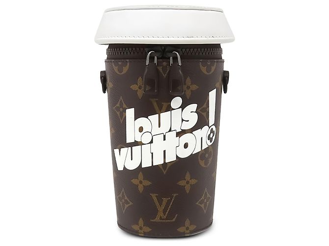Bolsa Louis Vuitton Brown Monogram Coffee Cup