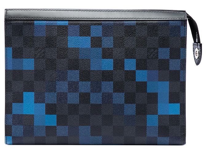 Louis Vuitton Gray Damier Graphite Pixel Pochette Voyage MM