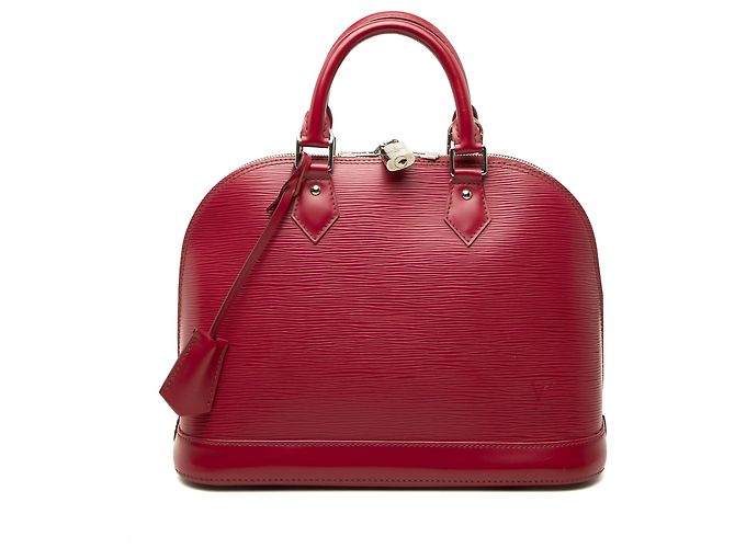 Louis Vuitton Red Epi Alma PM