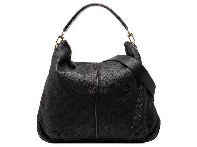 Louis Vuitton Black Monogram Mahina Selene MM