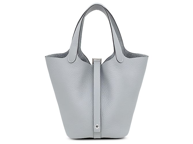 Hermès Gray Clemence Picotin Lock 18