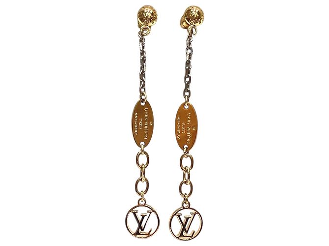 Pendientes de Cadena Logo Mania Louis Vuitton