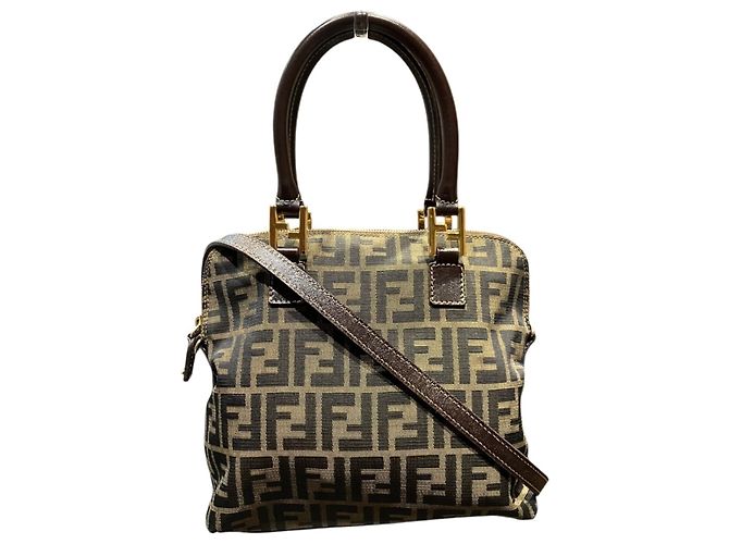 Fendi Handbag with Zucca Pattern