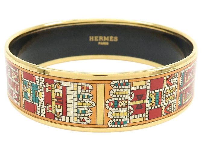 Hermès Hermes Caleche Bangle Enamel Wide