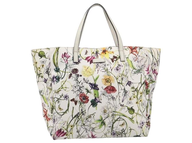 Gucci Open Flora Canvas Medium