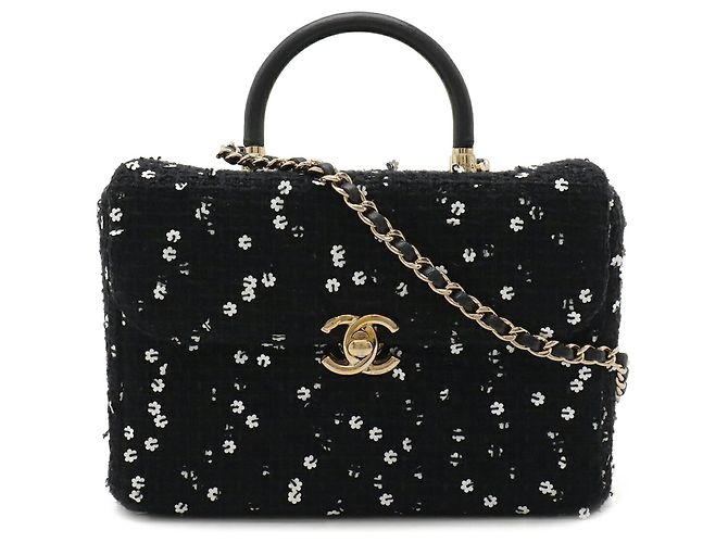 Bolsa de Ombro Chanel Coco Mark Chain