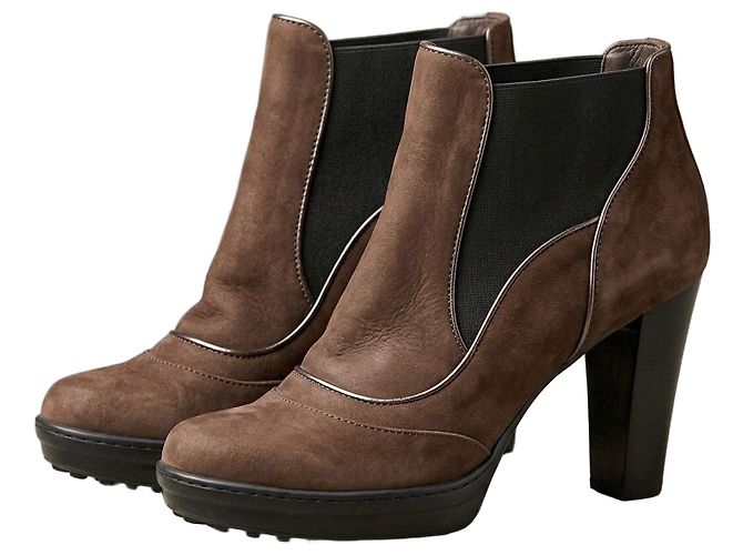 Tod's Leder Stiefeletten Braun