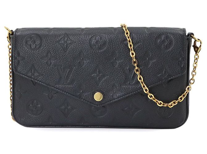 Louis Vuitton Monogram Empreinte Pochette Felice Chain Wallet