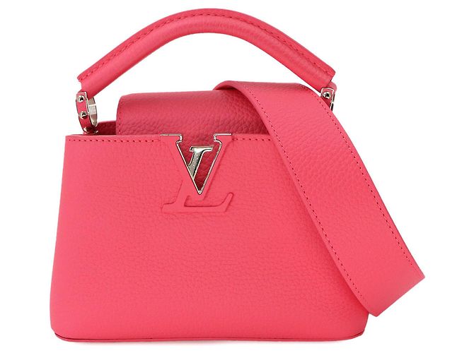 Borsa Louis Vuitton Capucines MINI in rosa