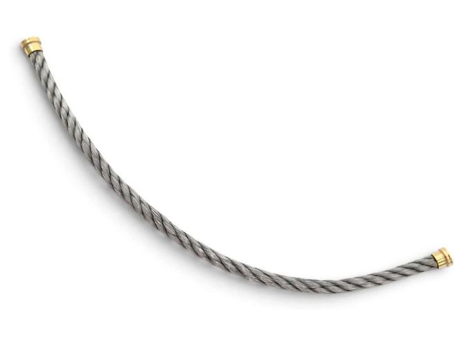 NUEVO CABLE INTERCAMBIABLE FRED PARA PULSERA FORCE 10 ACERO DORADO 17 BANGLE