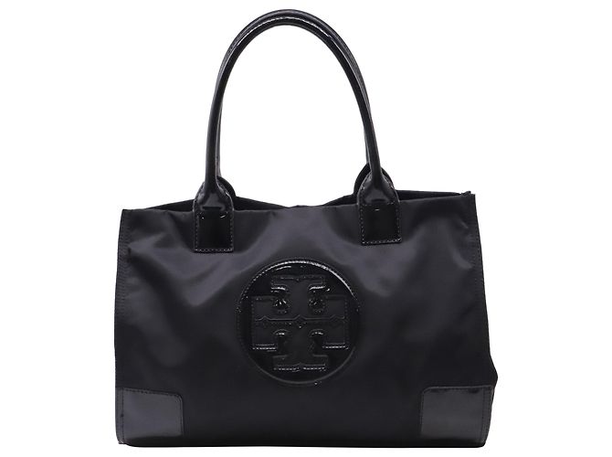 Borsa Tote Tory Burch Ella in nylon nero