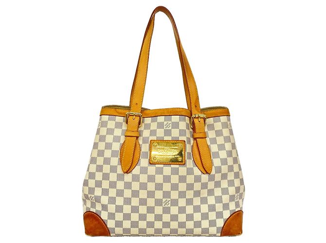 Louis Vuitton Damier Azur Hampstead MM Tote Bag