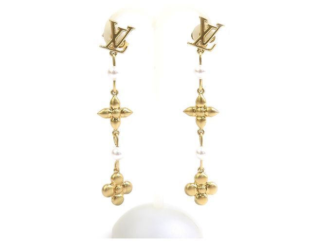 Orecchini a goccia Louis Vuitton Gold