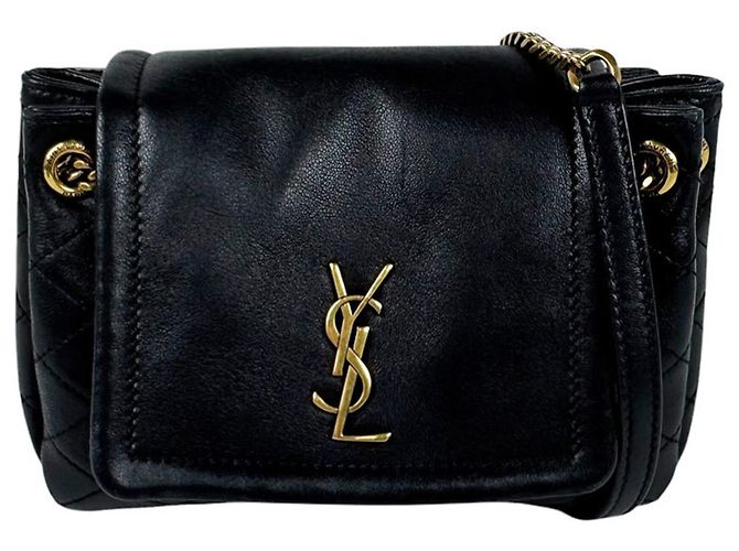 Autre Marque Borsa a tracolla Saint Laurent in pelle nera