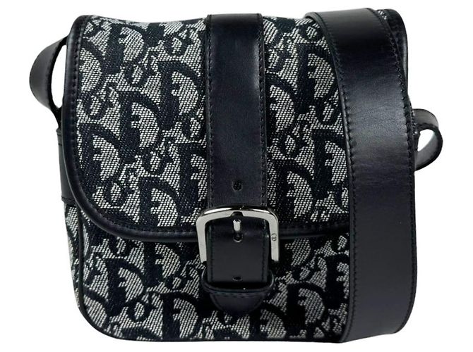 Borsa a tracolla Christian Dior nera