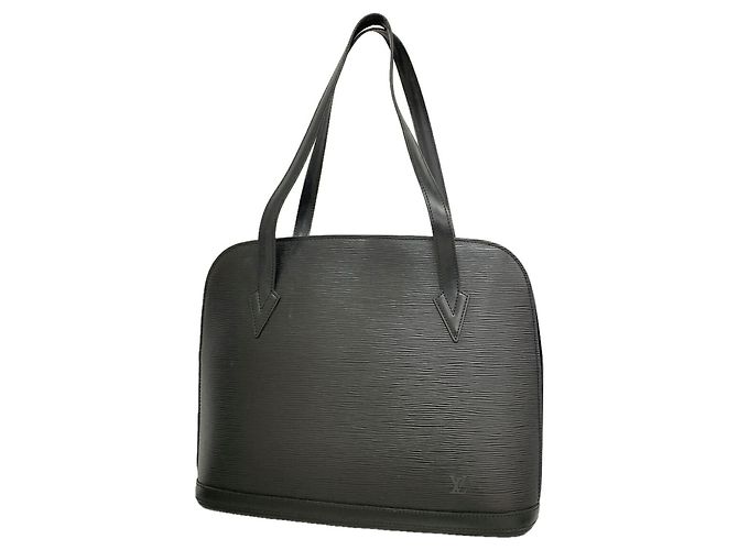 Borsa a tracolla Louis Vuitton Epi Lussac Noir