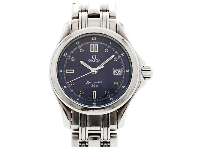 Orologio da donna Omega Seamaster 120m 2571.80 Quadrante Blu