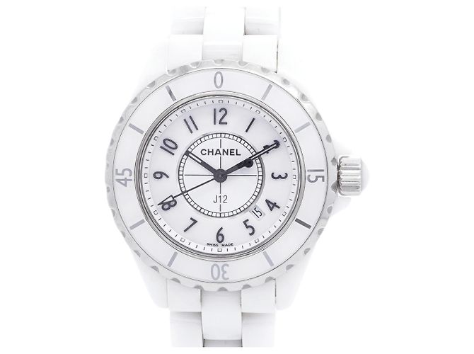 Orologio da donna Chanel J12 H0968 Quadrante Bianco