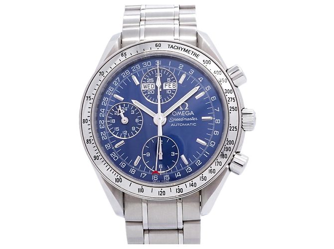 Orologio da uomo Omega Speedmaster Day-Date 3523.80 Quadrante Blu