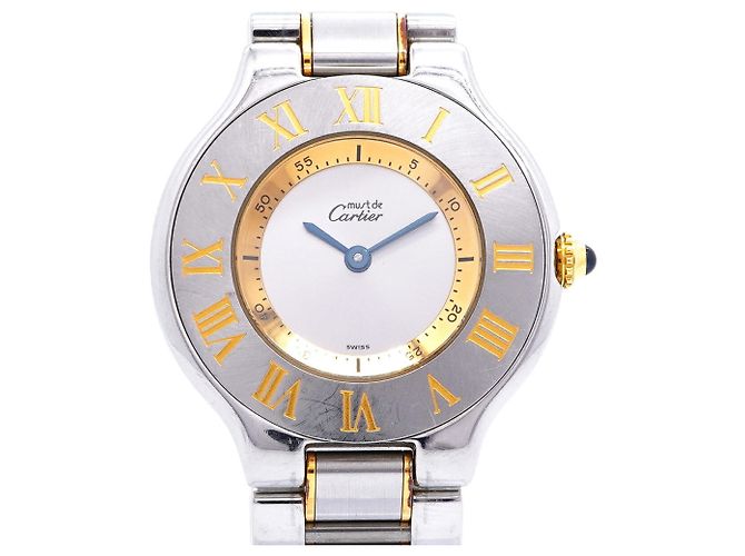 Orologio da donna Cartier Must 21 LM Quadrante Argento