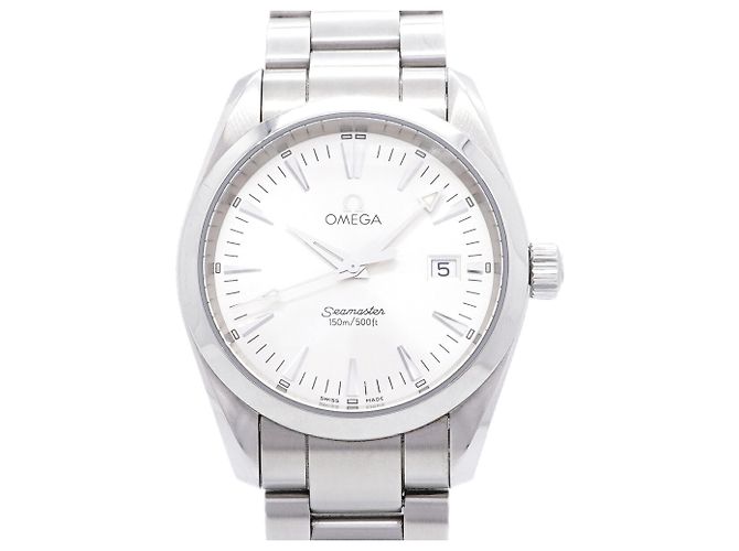Orologio da uomo Omega Seamaster Aqua Terra 2518.30 Quadrante Argento