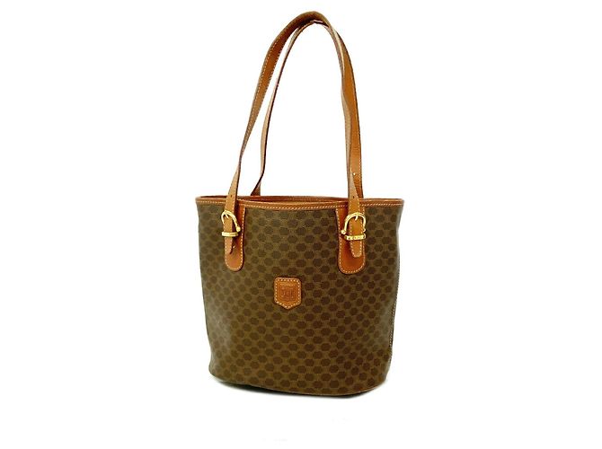 Céline Borsa Tote Celine Marrone con motivo Macadam
