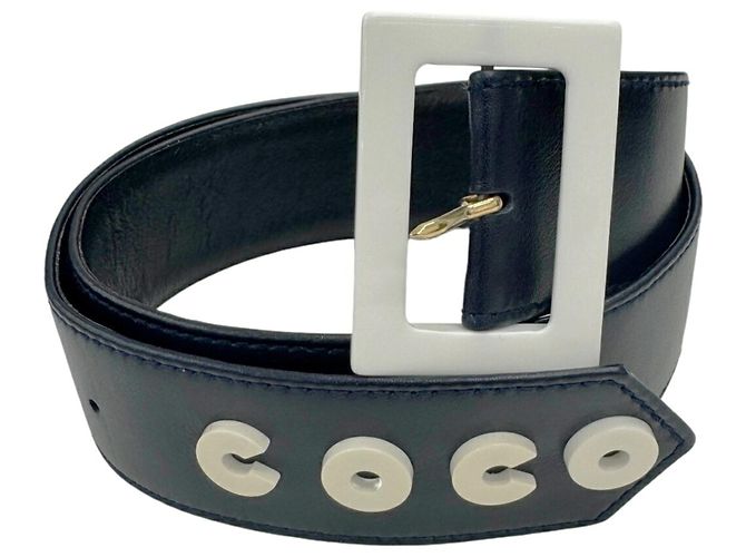 Ceinture Chanel Coco en cuir